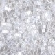 Miyuki half tila 5x2.4mm Perlen - Crystal lustered HTL-160